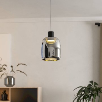 Eglo - LED RGBW Himmennettävä kattokruunu johdossa LED/3,7W/230V 2700-6500K musta ZigBee