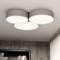 Eglo - LED RGBW Himmennettävä kattovalo 3xLED/7,5W/230V 2700-6500K harmaa