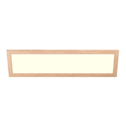 Eglo - LED RGBW Himmennettävä kiinteä/upotettu panel SALOBRENA-C WOOD LED/34W/230V 2700-6500K 34x124 cm ruskea + kauko-ohjaus