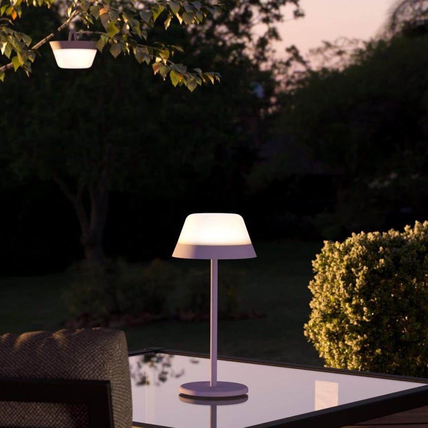 Eglo - LED RGBW Himmennettävä kosketus ulko lamppu 2in1 LED/1,5W/5V 2600 mAh IP54 violetti