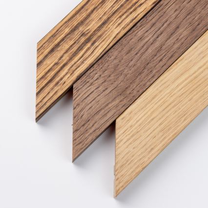 Eglo - LED RGBW himmennettävä pinta-asennettava paneeli SALOBRENA-C WOOD LED/34W/230V 2700-6500K 34x124 cm tummanruskea + kaukosäädin