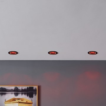 Eglo - LED RGBW Himmennettävä riippuva kattovalaisin LED/4,7W/230V musta