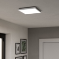 Eglo - LED RGBW Himmennettävä ulko katto kevyt LED/13,4W/230V 2700-6500K 29x29 cm IP44 valkoinen ZigBee