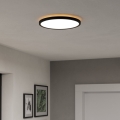 Eglo - LED RGBW Himmennettävä ulko katto kevyt LED/13,9W/230V 2700-6500K halkaisija 30 cm IP44 musta ZigBee