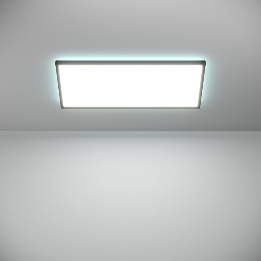Eglo - LED RGBW Himmennettävä ulko katto kevyt LED/17,2W/230V 2700-6500K 30x57cm IP44 musta ZigBee