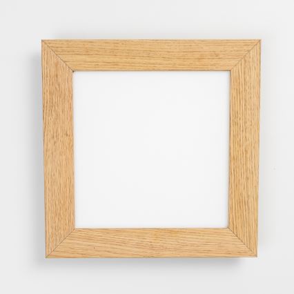 Eglo - LED RGBW Himmennetty kiinteä paneeli SALOBRENA-C WOOD LED/16W/230V 2700-6500K 34x34 cm ruskea + kauko-ohjaus