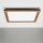 Eglo - LED RGBW Himmennetty kiinteä paneeli SALOBRENA-C WOOD LED/30,5W/230V 2700-6500K 64x64 cm ruskea + kauko-ohjaus