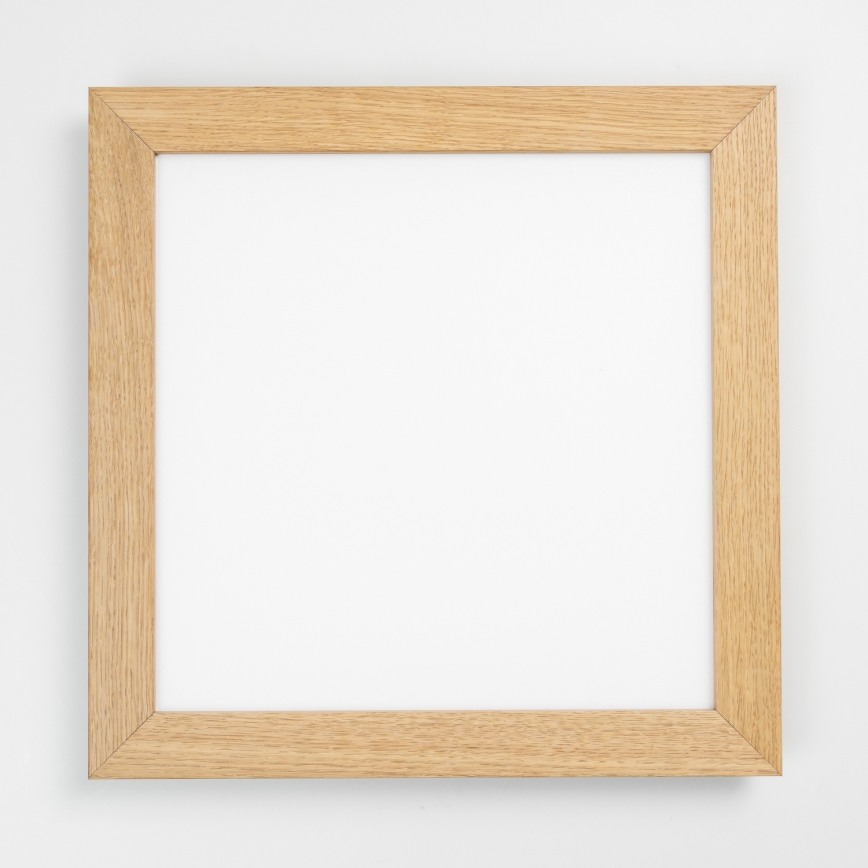 Eglo - LED RGBW Himmennetty kiinteä paneeli SALOBRENA-C WOOD LED/21W/230V 2700-6500K 49,5x49,5 cm ruskea + kauko-ohjaus