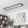Eglo - LED RGBW Himmennyspaneeli SALOBRENA-C WOOD LED/31W/230V 2700-6500K 34x124 cm tummanruskea + kauko-ohjaus