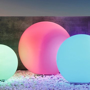 Eglo - LED-RGBW-ulkovalaisin MONTEROLO-C 1xLED/9W/230V IP65 ø600