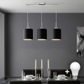 Eglo - LED Riippuvalaisin TUNJA 3xE27/60W/230V musta
