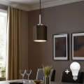 Eglo - LED Ripustettava valaisin TUNJA 1xE27/60W/230V ruskea