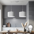 Eglo - LED Ripustettava valaisin TUNJA 2xE27/60W/230V valkoinen