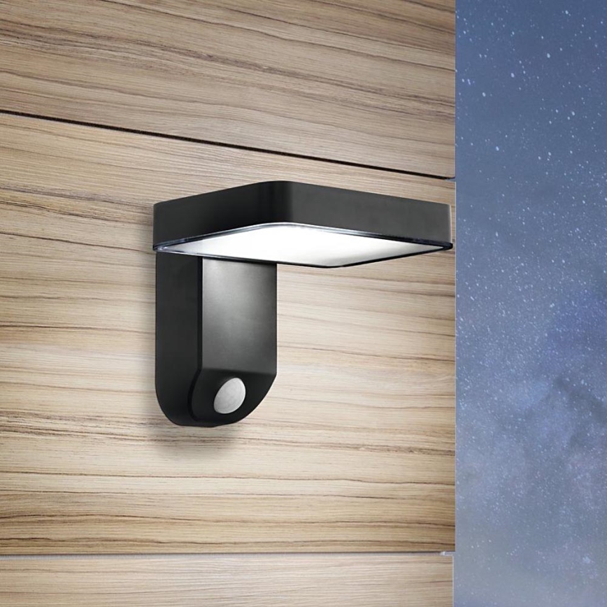 Eglo - LED-seinäaurinkovalaisin anturilla LED/4,5W/3,7V IP44
