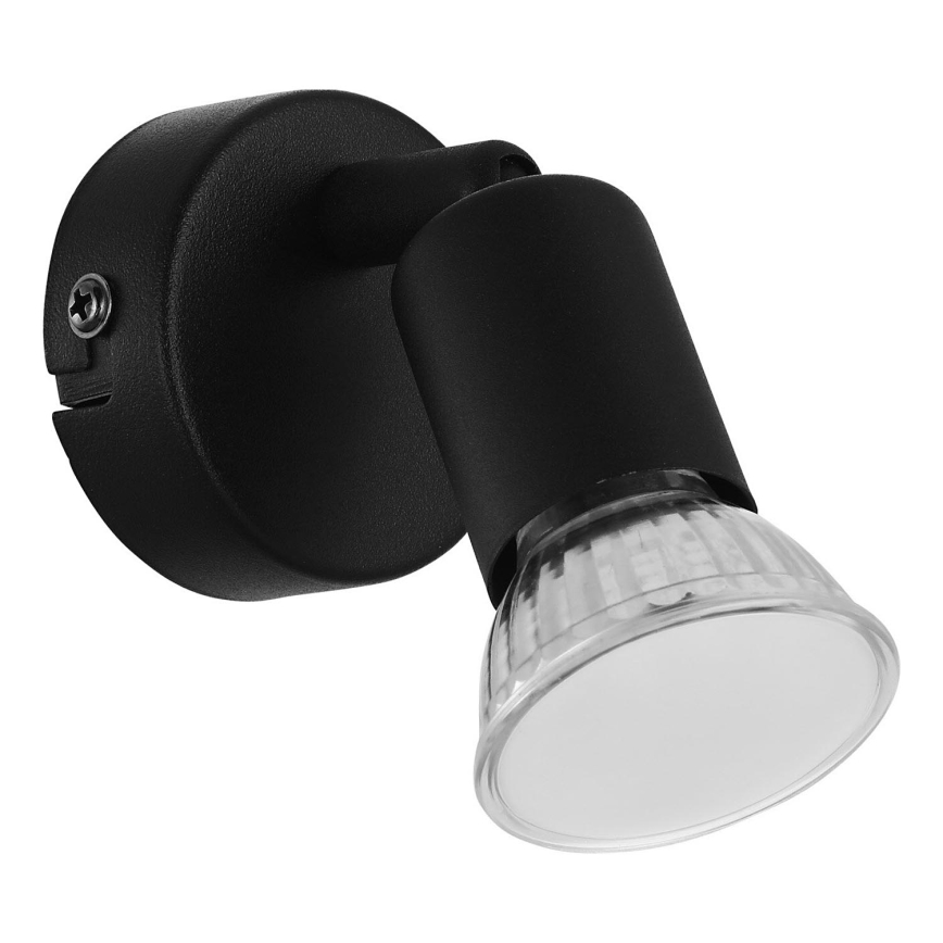 Eglo - LED-seinävalaisin 1xGU10/2,8W/230V 3000K musta