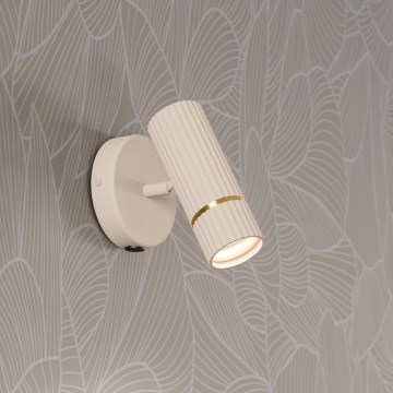 Eglo - LED-seinävalaisin 1xGU10/5W/230V 3000K beige