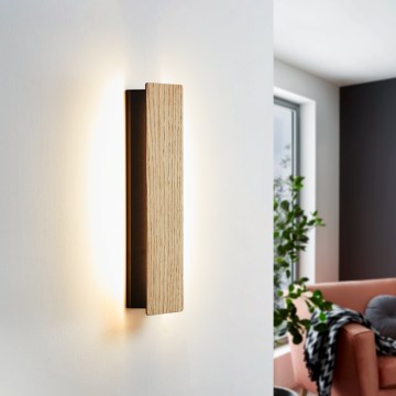 Eglo - LED-seinävalaisin LED/12W/230V 3000K ruskea