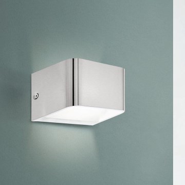 Eglo - LED-seinävalaisin LED/6W/230V 3000K mattakromi