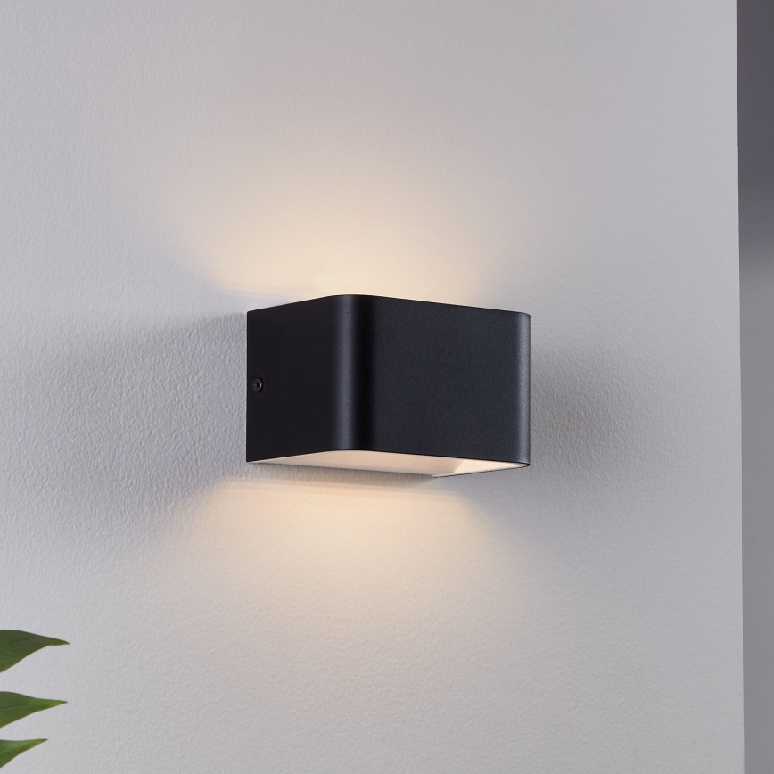 Eglo - LED-seinävalaisin LED/6W/230V 3000K musta