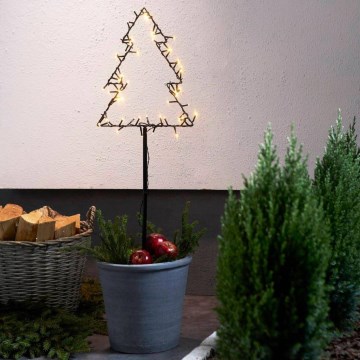 Eglo - LED-ulkojoulukoriste LED/4xAA IP44 puu