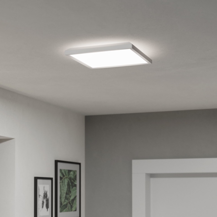 Eglo - LED-ulkokattovalaisin LED/13,4W/230V 2700/4000/6500K 29x29 cm IP44 valkoinen