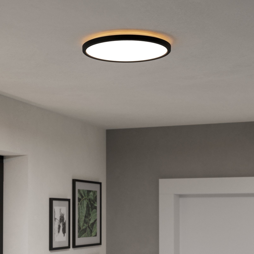 Eglo - LED-ulkokattovalaisin LED/13,9W/230V 2700/4000/6500K halkaisija 30 cm IP44 musta