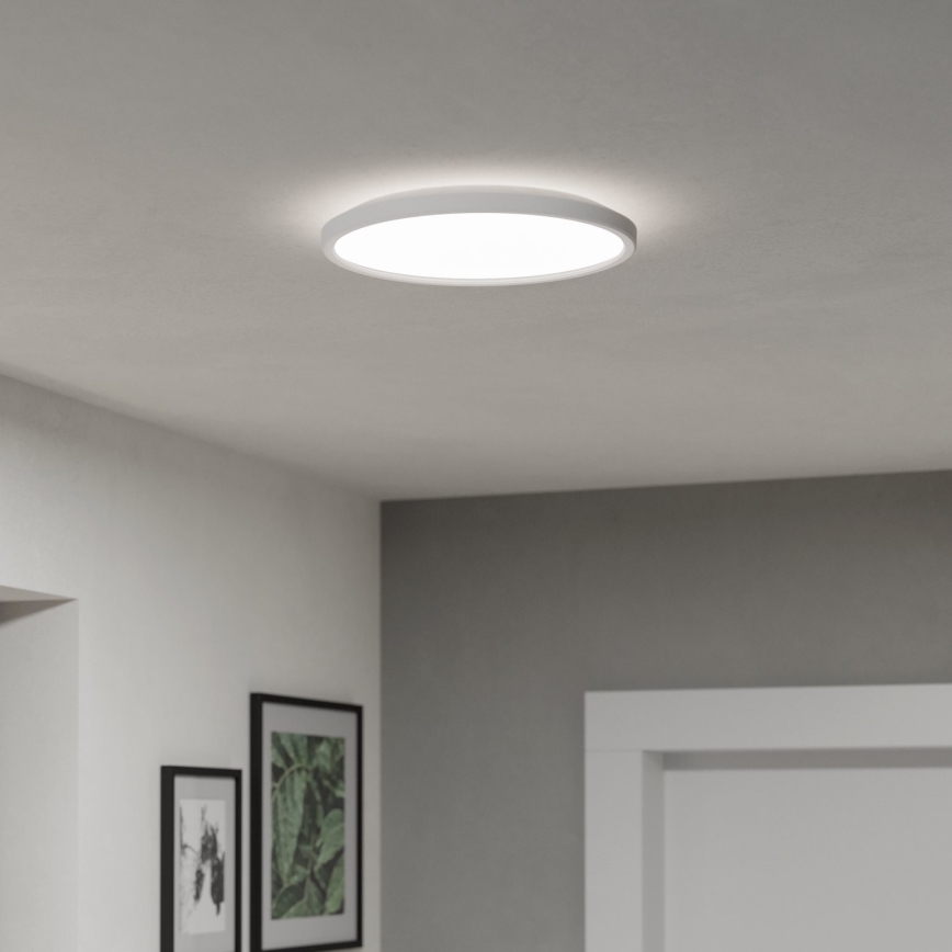 Eglo - LED-ulkokattovalaisin LED/13,9W/230V 2700/4000/6500K halkaisija 30 cm IP44 valkoinen
