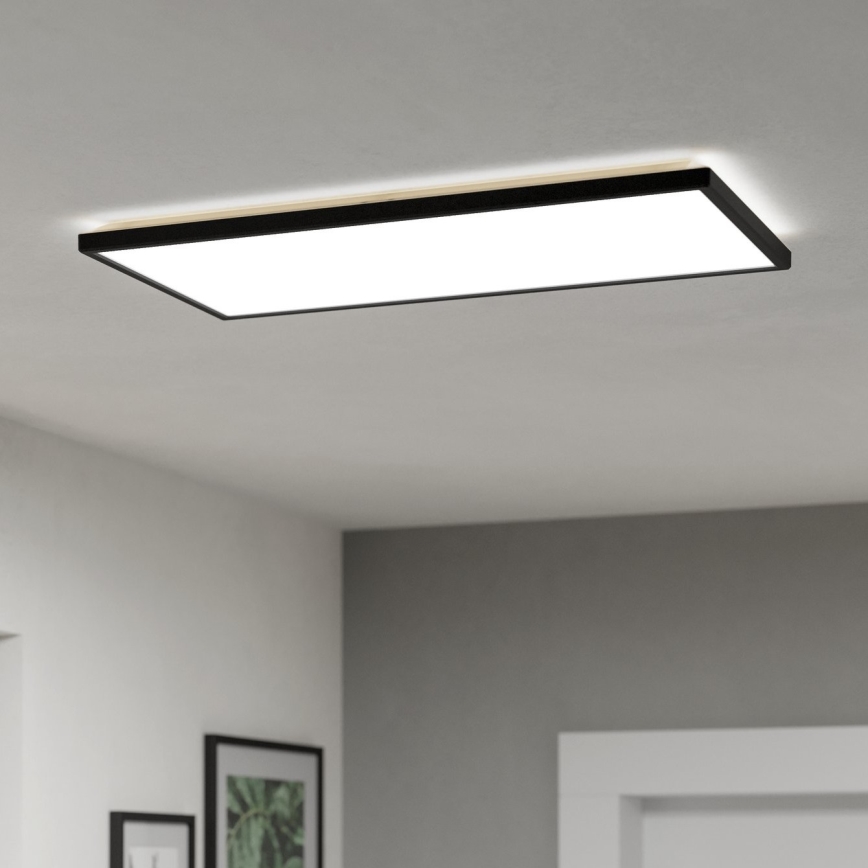 Eglo - LED-ulkokattovalaisin LED/17,2W/230V 2700/4000/6500K 30x57 cm IP44 musta