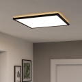 Eglo - LED-ulkokattovalaisin LED/17W/230V 2700/4000/6500K 50x50 cm IP44 musta
