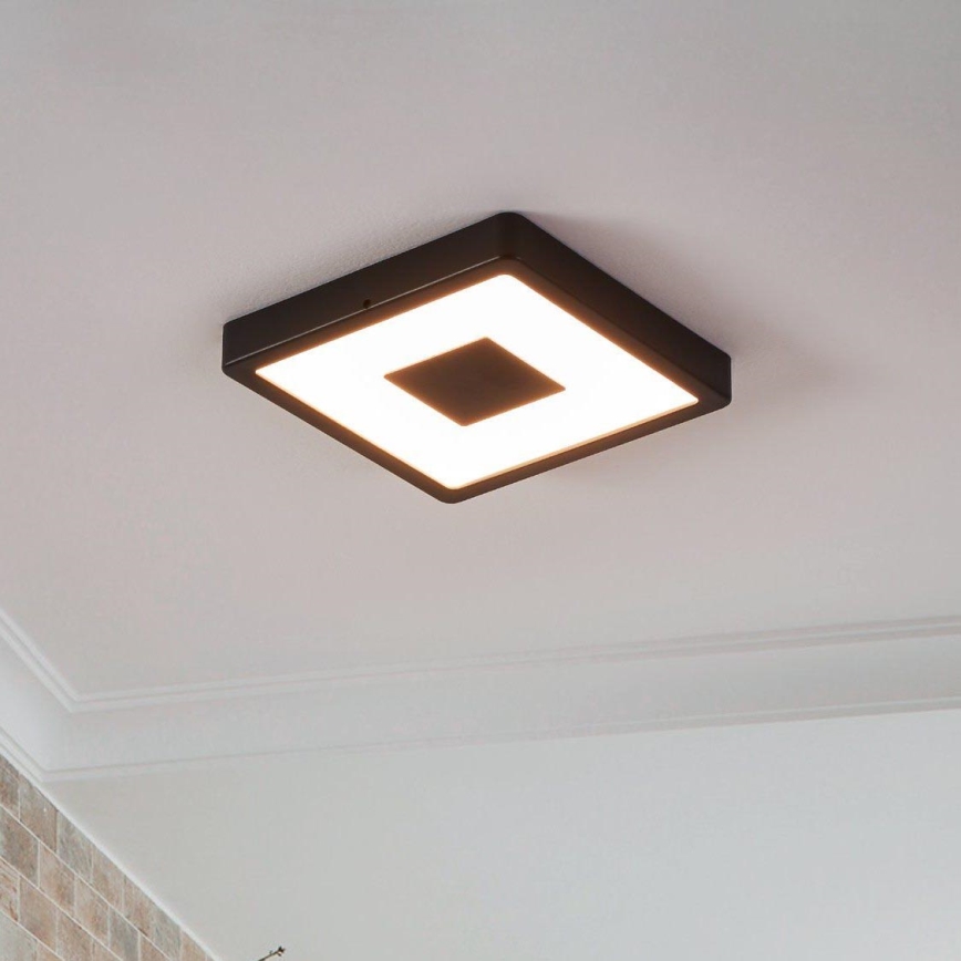 Eglo - LED Ulkokattovalo LED/17W/230V IP44 musta