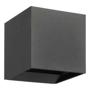 Eglo - LED-ulkoseinävalaisin 2xLED/2,8W/230V IP54 antrasiitti