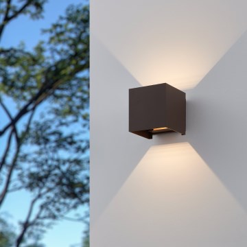 Eglo - LED-ulkoseinävalaisin 2xLED/2,8W/230V IP54 ruskea