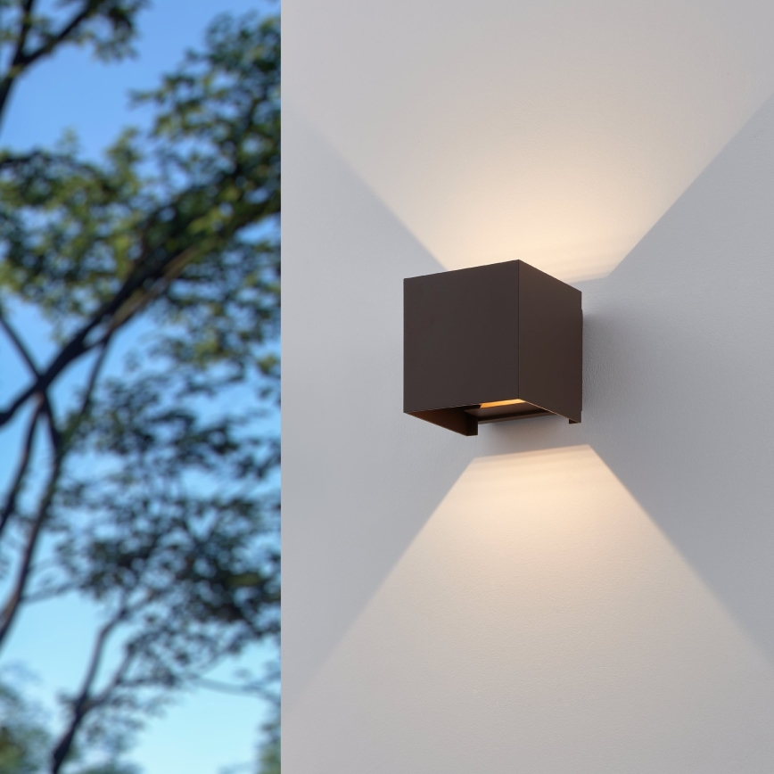 Eglo - LED-ulkoseinävalaisin 2xLED/2,8W/230V IP54 ruskea