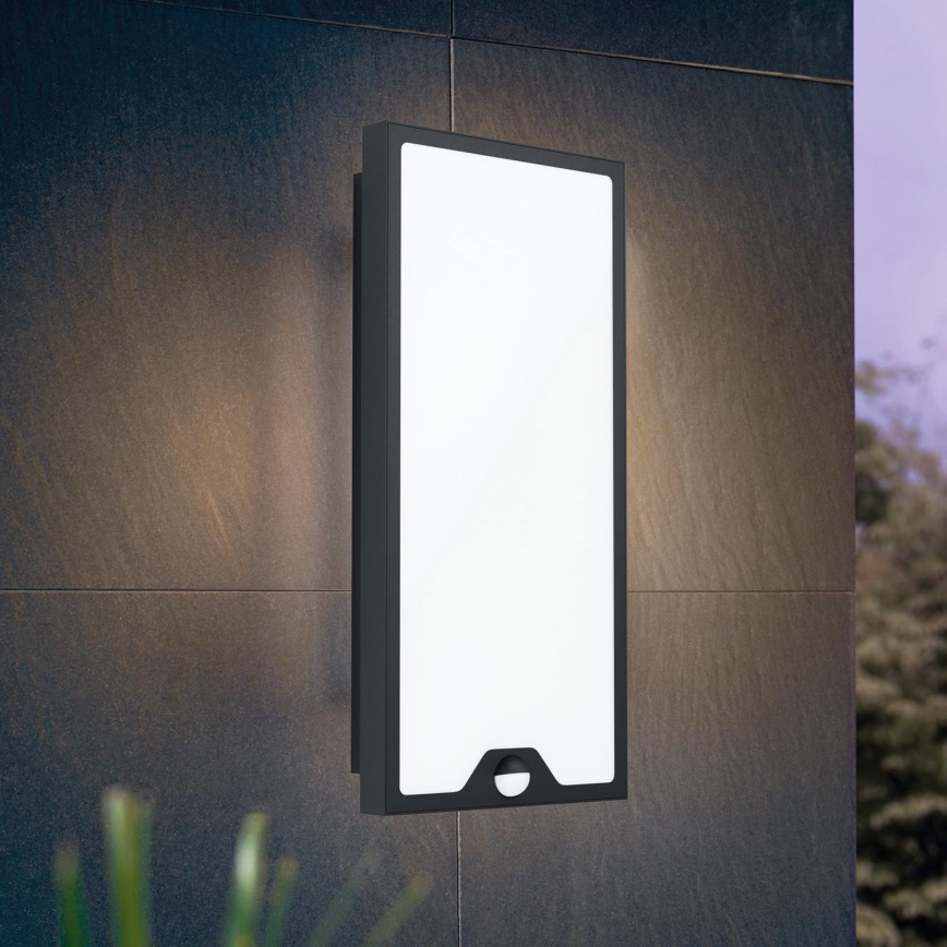 Eglo - LED-ulkoseinävalaisin anturilla LED / 16W / 230V IP44