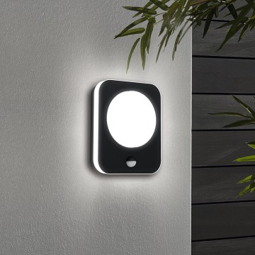 Eglo - LED-ulkoseinävalaisin anturilla LED / 9W / 230V IP44