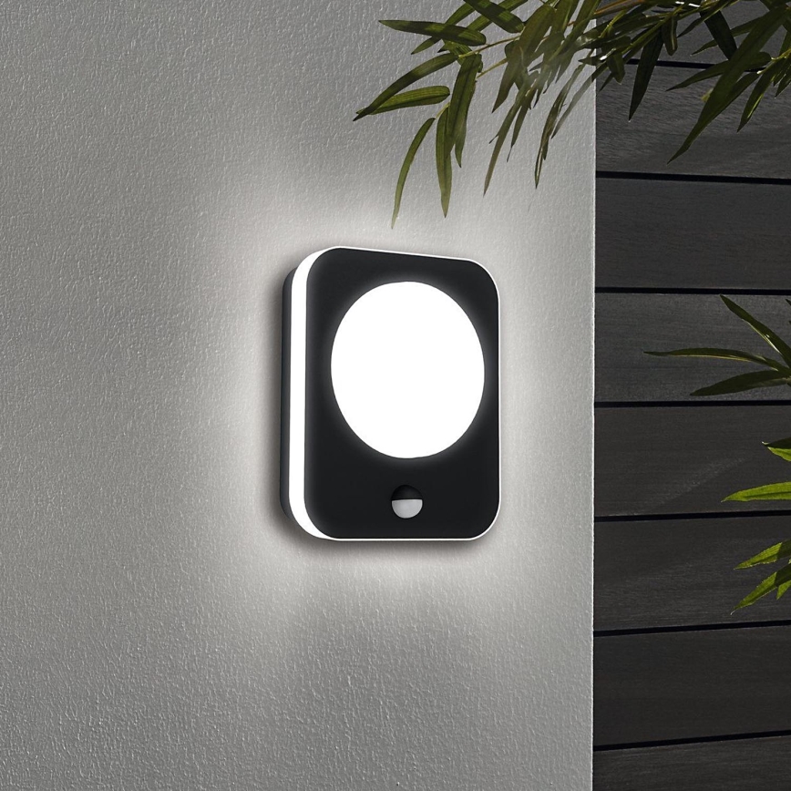 Eglo - LED-ulkoseinävalaisin anturilla LED / 9W / 230V IP44