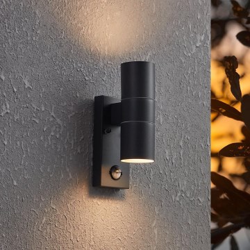 Eglo - LED Ulkovalo anturilla 2xGU10/3W/230V IP44
