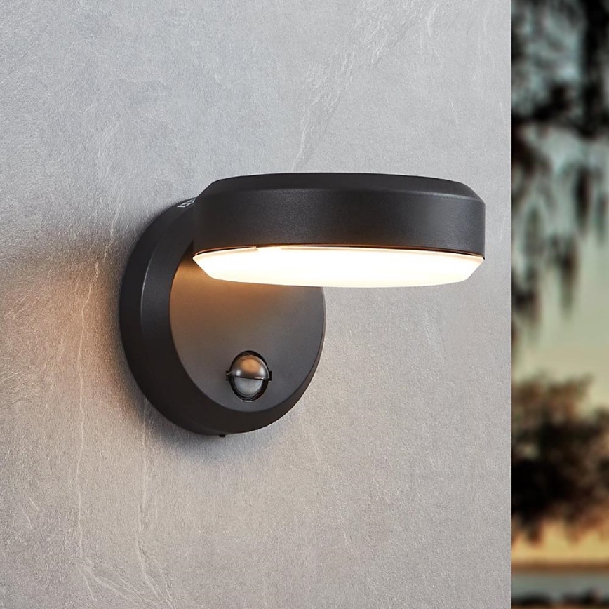 Eglo - LED Ulkovalo anturilla LED/10,8/230V IP44