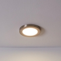 Eglo - LED-upotettava alasvalo LED/5,5W/230V 4000K mattakromi halkaisija 11,7 cm