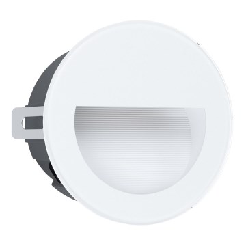 Eglo - LED-upotettava ulkotilavalaisin LED / 2,5W / 230V IP65 valkoinen