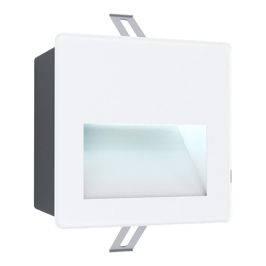 Eglo - LED-upotettava ulkotilavalaisin LED / 3,7W / 230V IP65 valkoinen