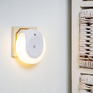 Eglo - LED-yövalo anturilla 2xLED/0,4W/230V 3000K