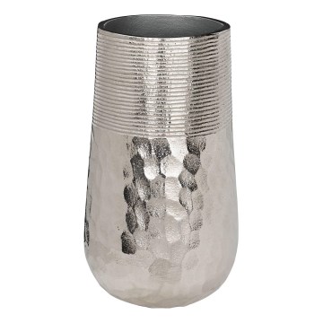 Eglo - Metallinen maljakko 28x16 cm hopea