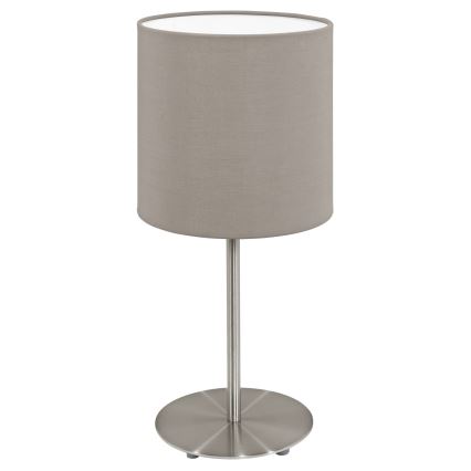 Eglo - Vara-varjostin PASTERI-pöytävalaisimeen, harmaa, halkaisija 14,7 cm