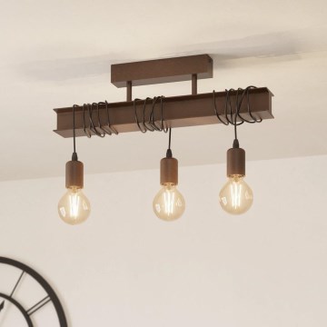 Eglo - Pinta-asetettava kattokruunu TOWNSHEND 3xE27/60W/230V