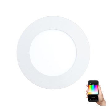 Eglo - RGB-LED himmennettävä upotettava alasvalaisin FUEVA-C LED/5,4W/230V halkaisija 12 cm