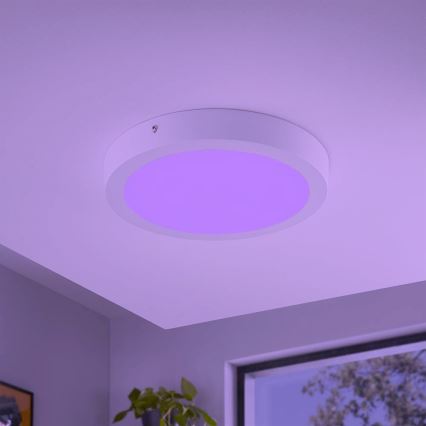 Eglo - RGBW Himmennettävä kattovalaisin FUEVA-C LED/21W/230V