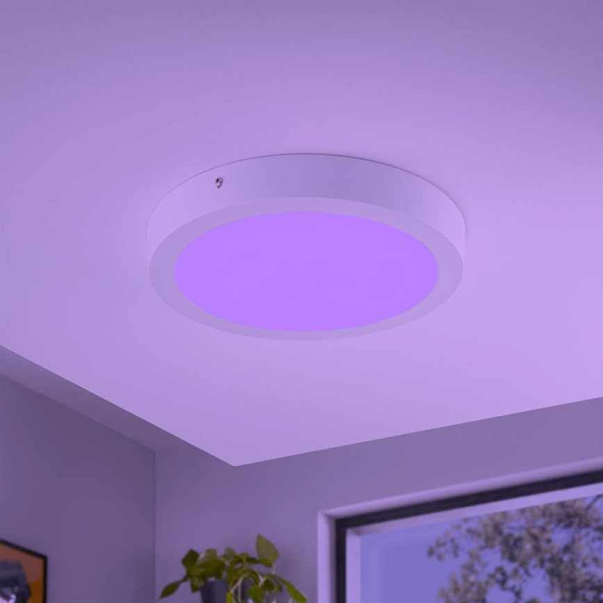 Eglo - RGBW Himmennettävä kattovalaisin FUEVA-C LED/21W/230V