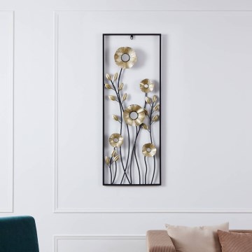 Eglo - Seinäkoriste 100x38,5 cm musta/kulta