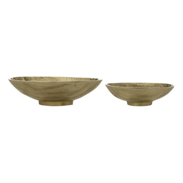 Eglo - SETTI 2x Koristetarjotin halkaisija 28/21 cm kulta